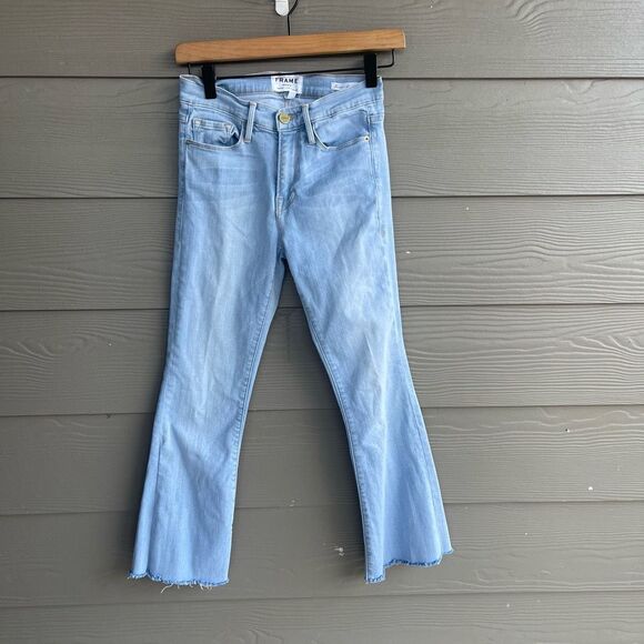 Frame Forever Karlie raw hem flare jeans - Picture 2 of 8